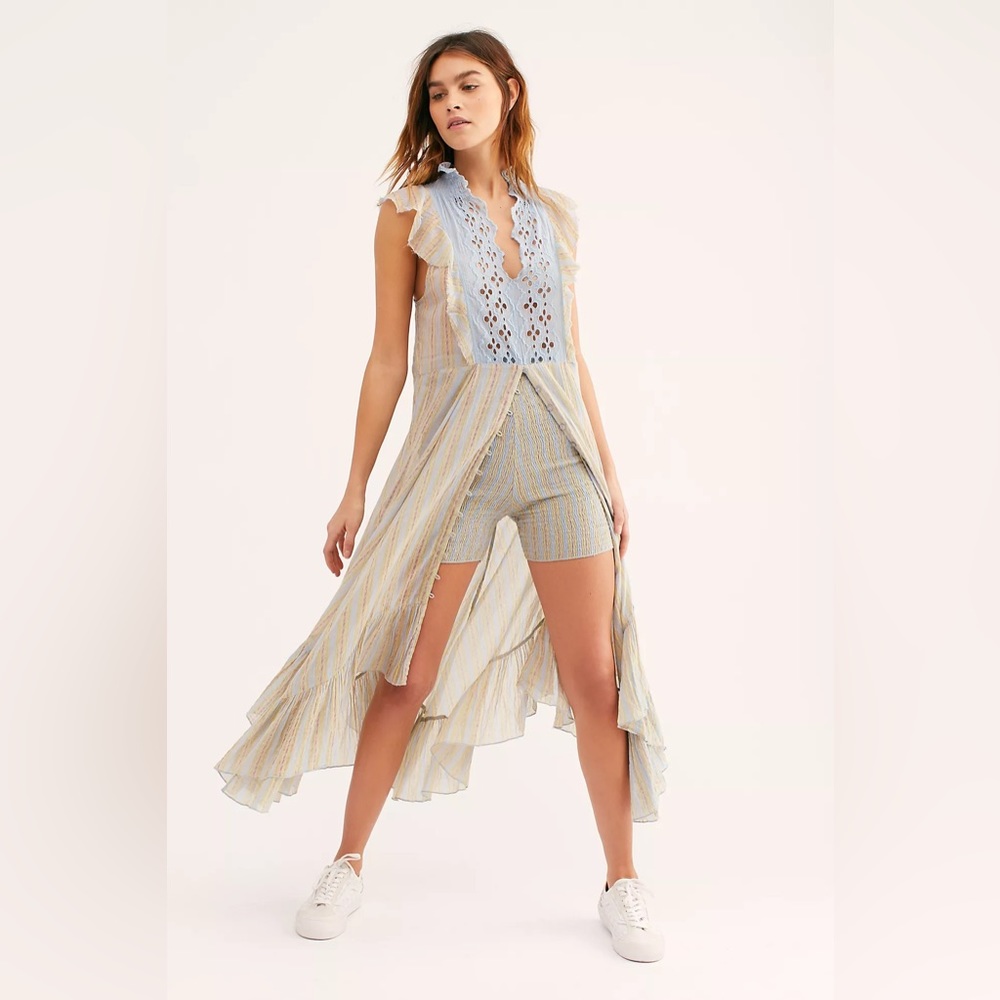 Free People Caraway Stripe Shirt